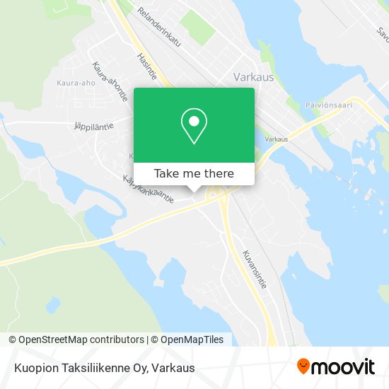 Kuopion Taksiliikenne Oy map