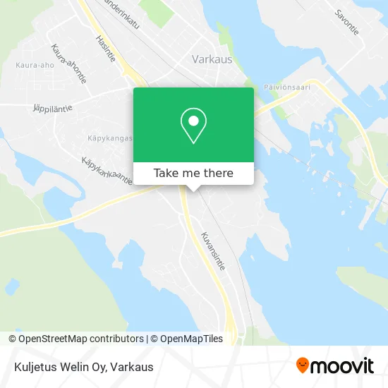 Kuljetus Welin Oy map