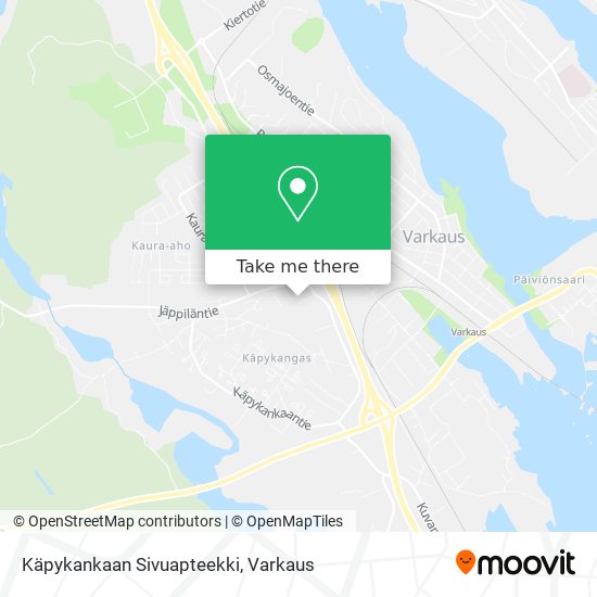 Käpykankaan Sivuapteekki map