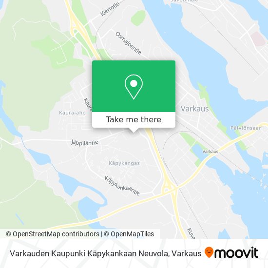 Varkauden Kaupunki Käpykankaan Neuvola map