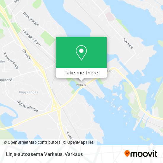 Linja-autoasema Varkaus map