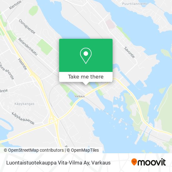 Luontaistuotekauppa Vita-Vilma Ay map