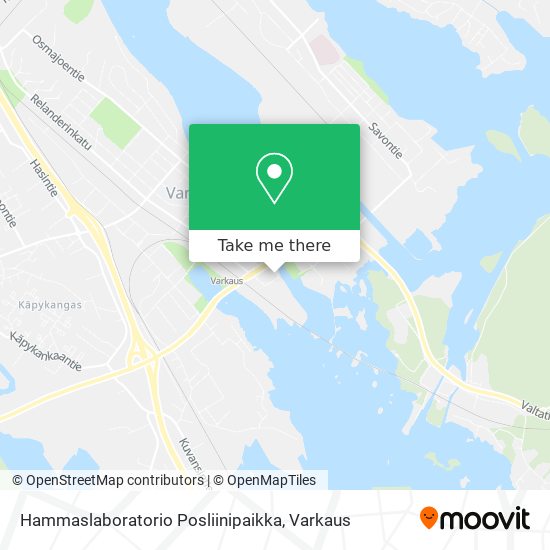 Hammaslaboratorio Posliinipaikka map