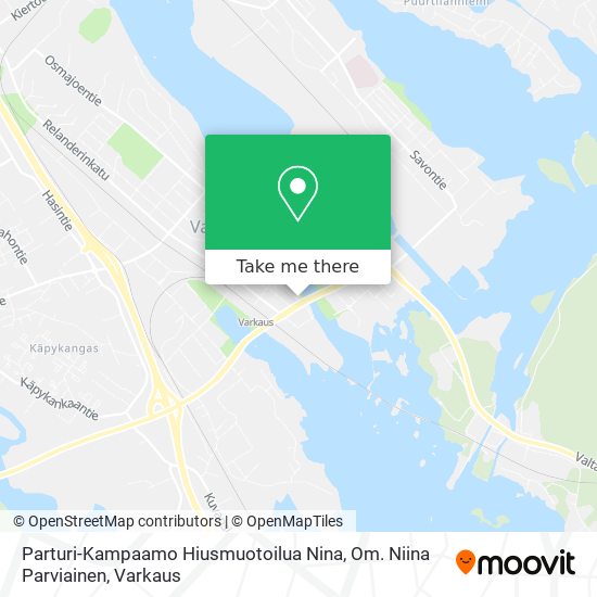 Parturi-Kampaamo Hiusmuotoilua Nina, Om. Niina Parviainen map