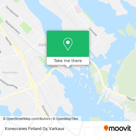 How to get to Konecranes Finland Oy in Varkaus by Bus?