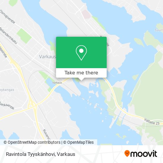 Ravintola Tyyskänhovi map