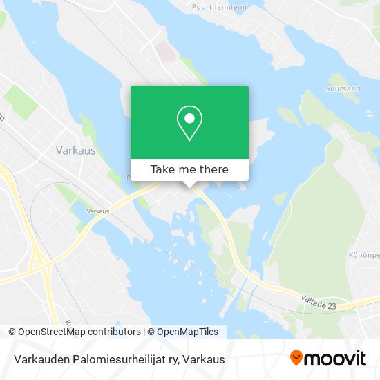 Varkauden Palomiesurheilijat ry map