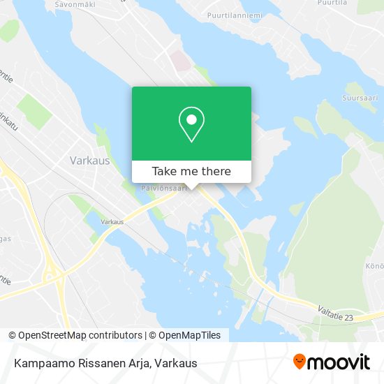 Kampaamo Rissanen Arja map
