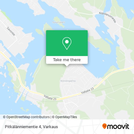Pitkälänniementie 4 map