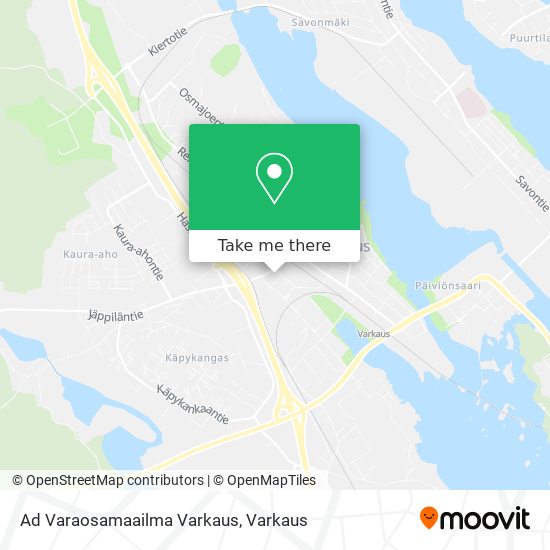 Ad Varaosamaailma Varkaus map