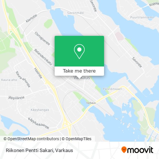 Riikonen Pentti Sakari map