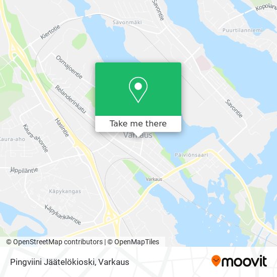 Pingviini Jäätelökioski map