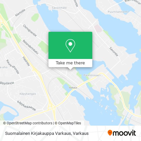 How to get to Suomalainen Kirjakauppa Varkaus by Bus?