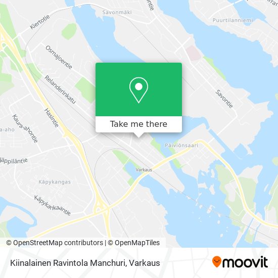 Kiinalainen Ravintola Manchuri map
