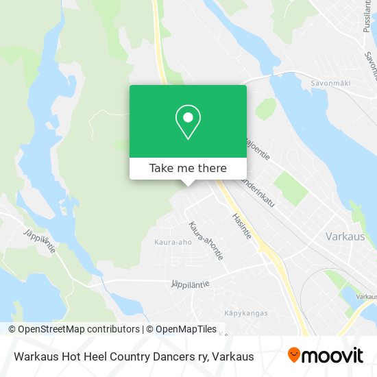 Warkaus Hot Heel Country Dancers ry map