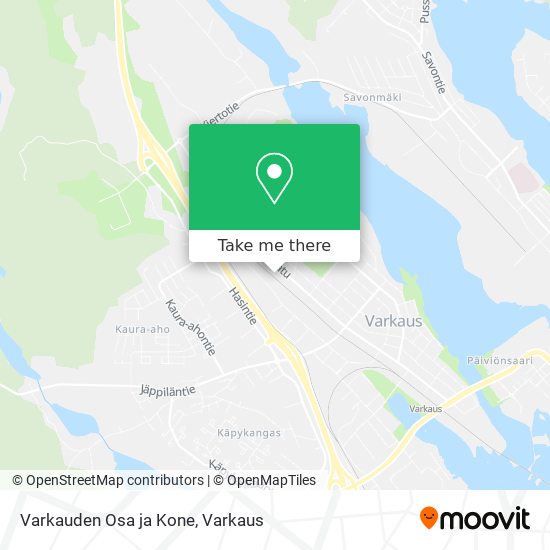 Varkauden Osa ja Kone map