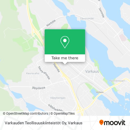 Varkauden Teollisuuskiinteistöt Oy map