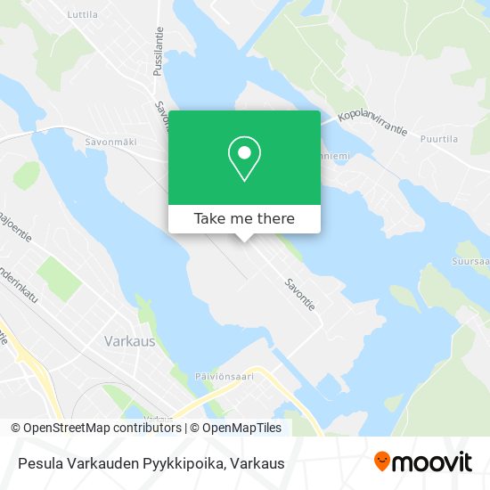 Pesula Varkauden Pyykkipoika map