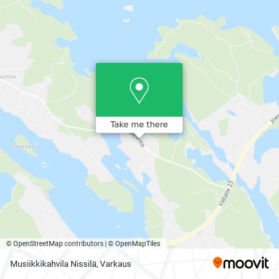 Musiikkikahvila Nissilä map