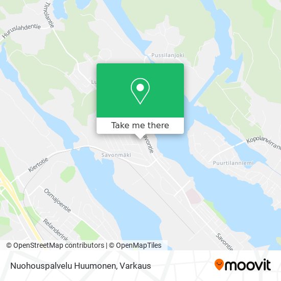 Nuohouspalvelu Huumonen map