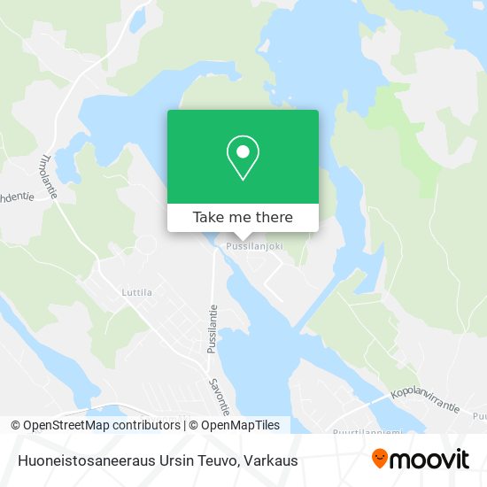 Huoneistosaneeraus Ursin Teuvo map