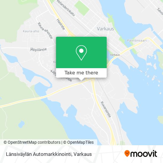 Länsiväylän Automarkkinointi map