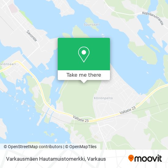 Varkausmäen Hautamuistomerkki map