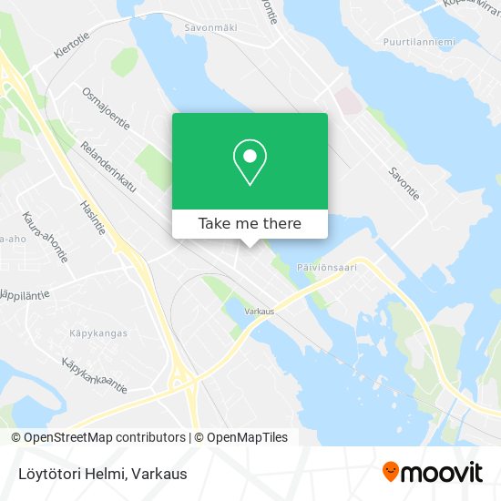 How to get to Löytötori Helmi in Varkaus by Bus?