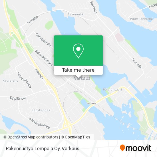 Rakennustyö Lempälä Oy map