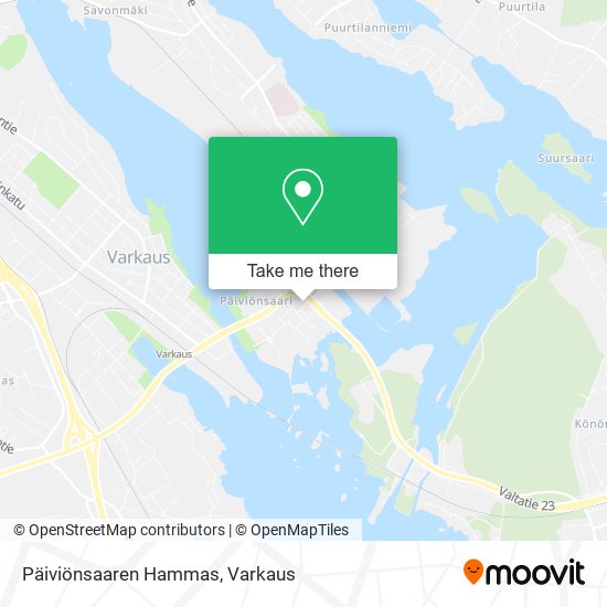 Päiviönsaaren Hammas map