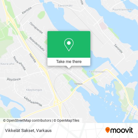 Vikkelät Sakset map