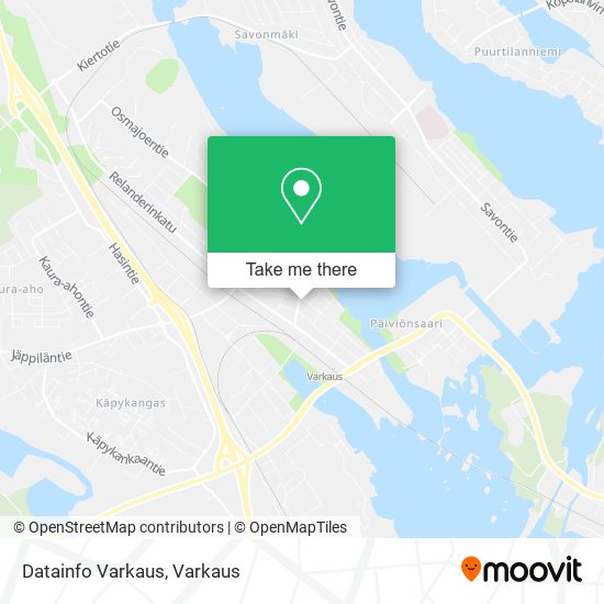 Datainfo Varkaus map