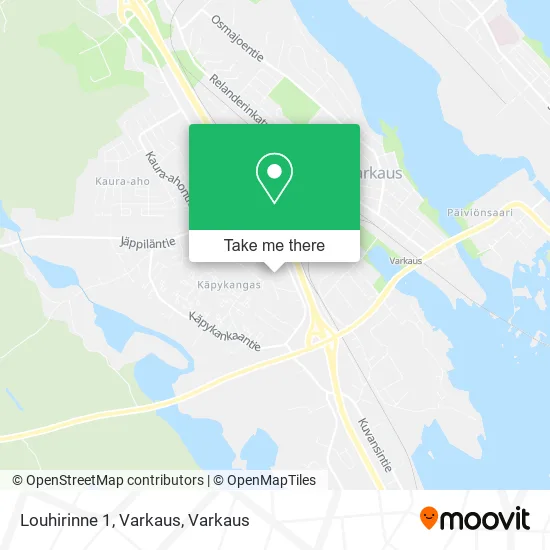 Louhirinne 1, Varkaus map