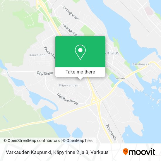 Varkauden Kaupunki, Käpyrinne 2 ja 3 map