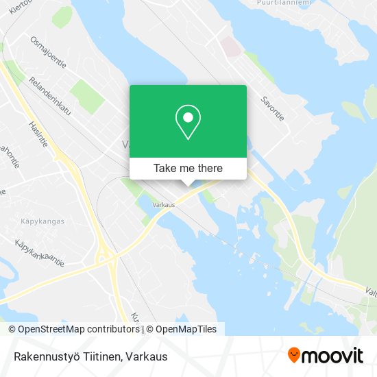 Rakennustyö Tiitinen map