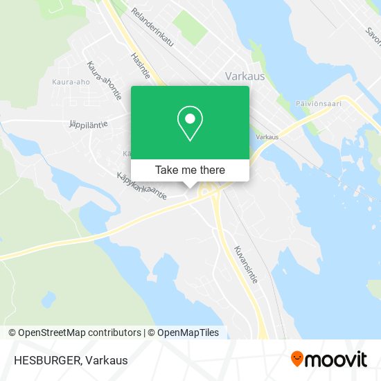 HESBURGER map