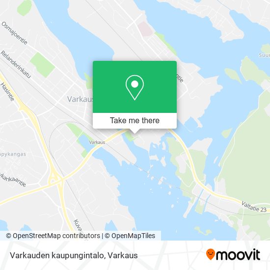 Varkauden kaupungintalo map