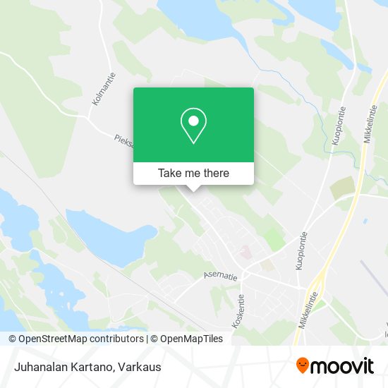 Juhanalan Kartano map