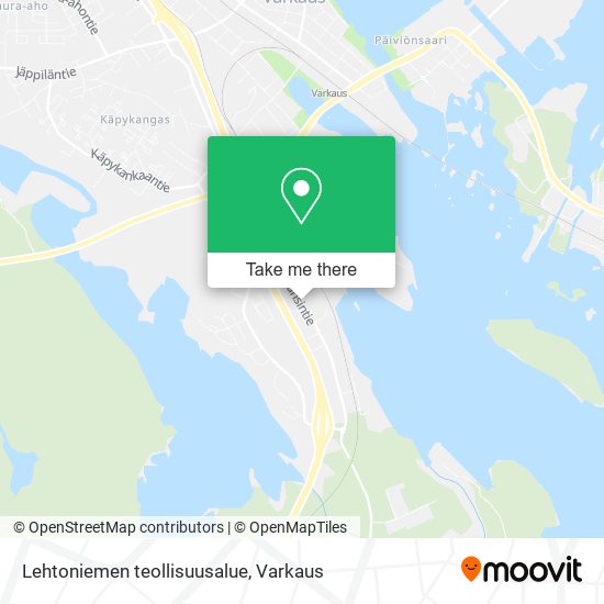 Lehtoniemen teollisuusalue map
