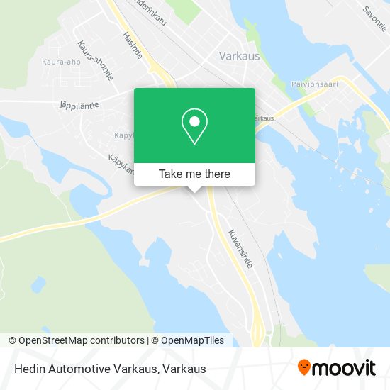 Hedin Automotive Varkaus map