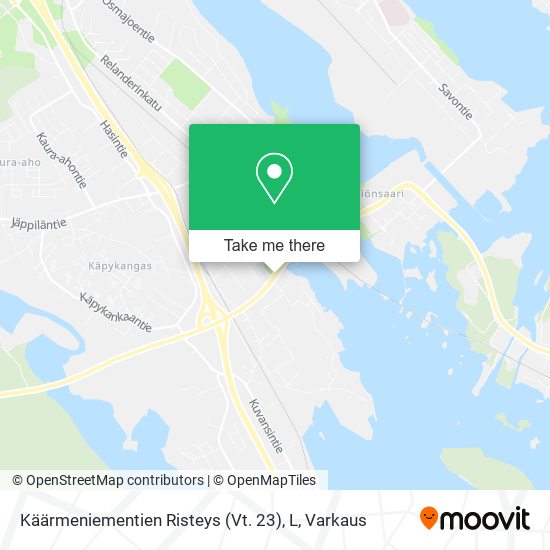 Käärmeniementien Risteys (Vt. 23), L map