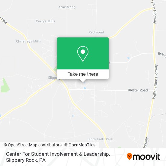 Center For Student Involvement & Leadership map