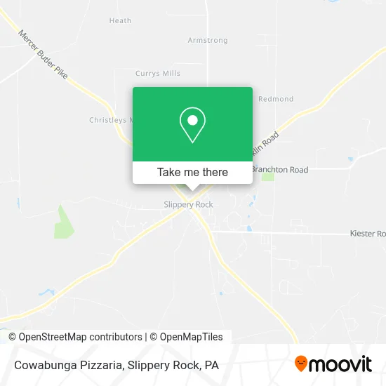 Cowabunga Pizzaria map