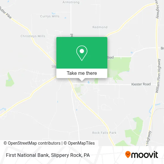 First National Bank map