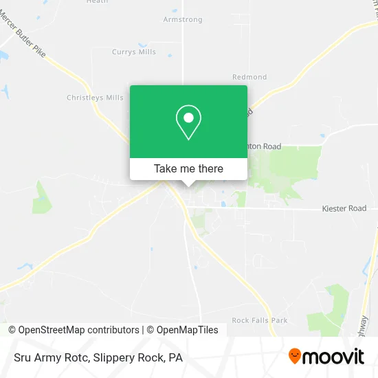 Sru Army Rotc map