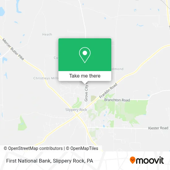 First National Bank map
