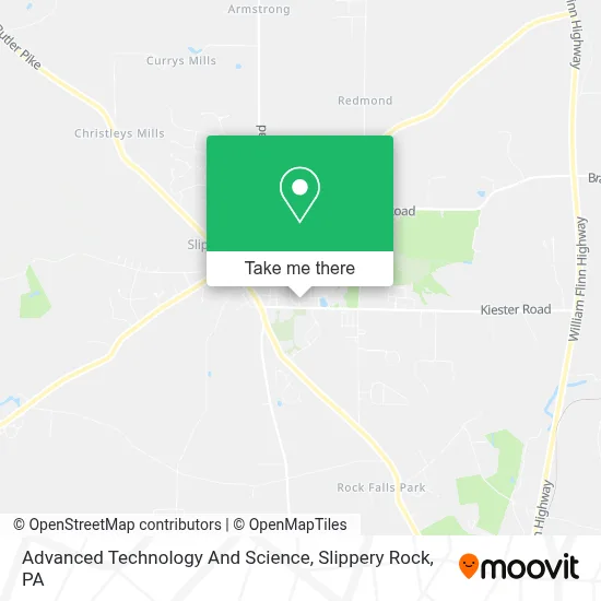 Advanced Technology And Science map