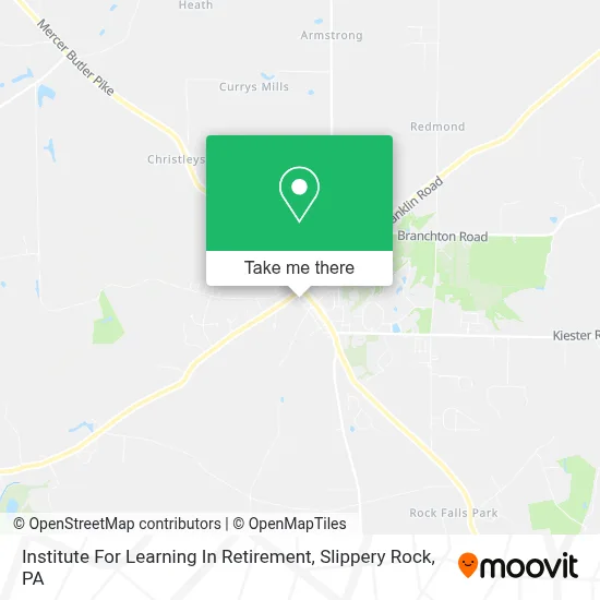 Institute For Learning In Retirement map