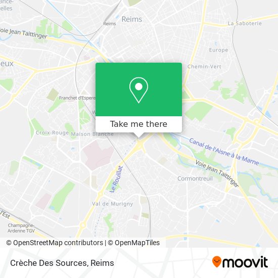 Crèche Des Sources map