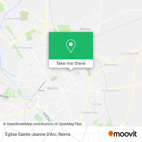 Église Sainte-Jeanne D'Arc map